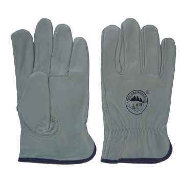 Cowhide Leather Safety Drving Working Gloves